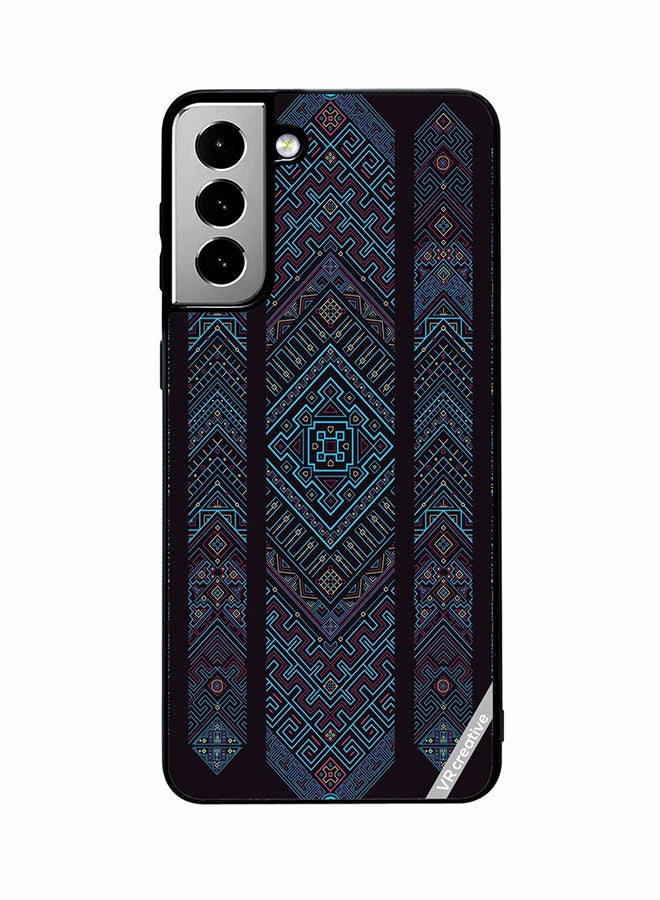 VR CREATIVE Protective Case Cover For Samsung Galaxy S21 FE 5G Mandala Design Multicolour - Image 1