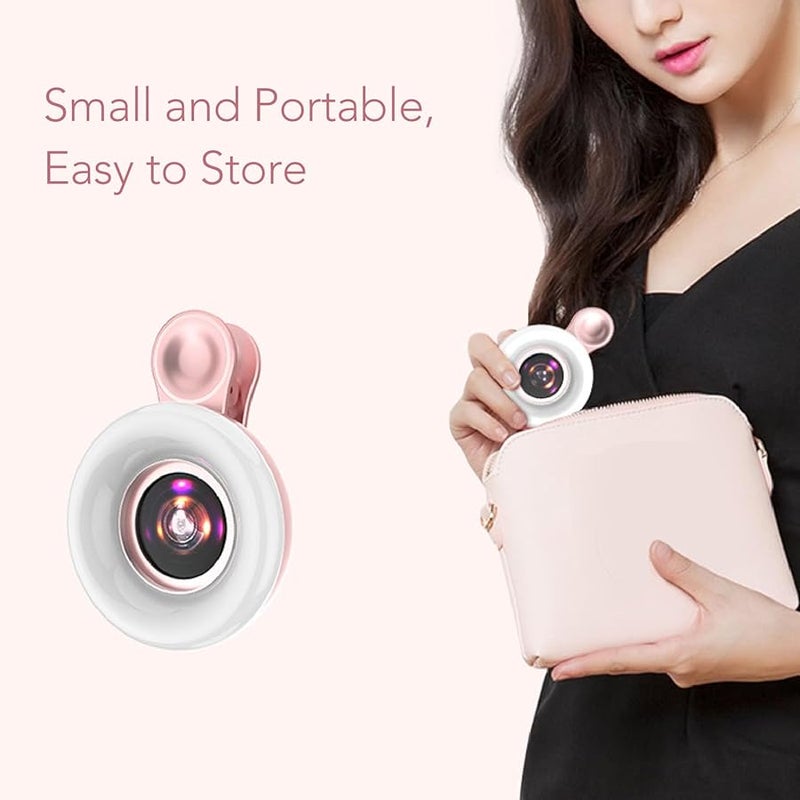 عدسة ماكرو 15X مع حلقة إضاءة LED لتصوير الهواتف الذكية - Image 3