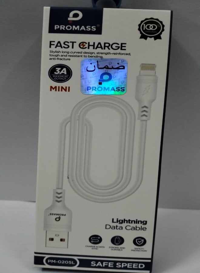 PROMASS Lightining Fast Charging Data Cable. - Image 1