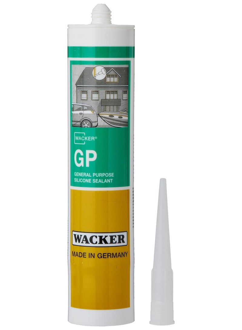 Wacker Germany Silicone Sealant General Purpose GP White 280ml - Image 1