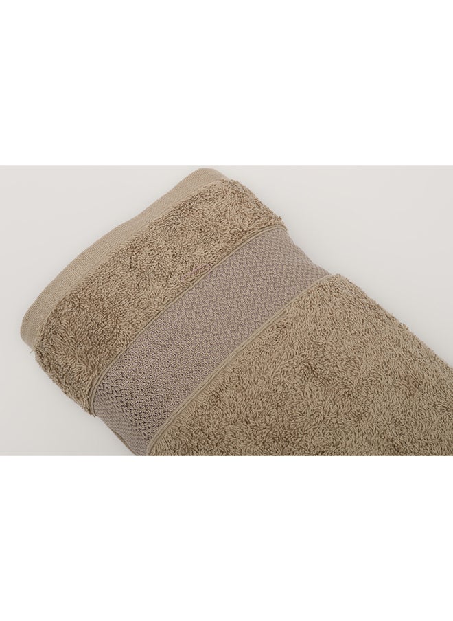 White Rose - طقم مناشف حمام 4 قطع - سيرانتي - 550 جرام/متر مربع - 100% قطن تيري - 2 منشفة استحمام 70X140 سم و 2 منشفة يد 50X90 سم - لمسة فاخرة - سريعة الجفاف - عالية الامتصاص - جمل - Image 1