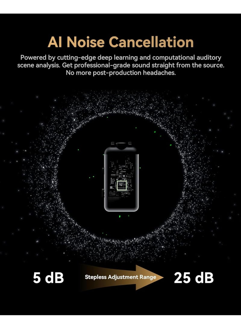 هولي لاند ميكروفون لاسلكي هولي لاند LARK MAX 2 Combo لأربعة أشخاص – مثالي لتصوير مجموعات، متوافق مع الكاميرا، آيفون، أندرويد (4TX + 2RX + علبة شحن) - Image 4