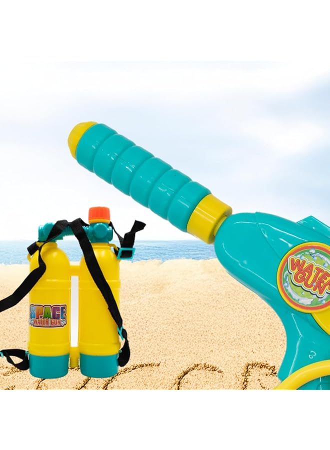 IToys Super Collector Water Gun Backpack Set Dual Tank Design 47 Cm X 26 Cm Ages 5+ Yellow And Turquoise Water Gun For Boys And Girls Water Gun - Image 2