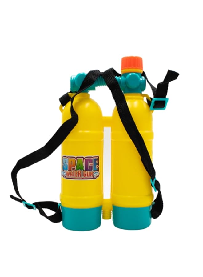 IToys Super Collector Water Gun Backpack Set Dual Tank Design 47 Cm X 26 Cm Ages 5+ Yellow And Turquoise Water Gun For Boys And Girls Water Gun - Image 3