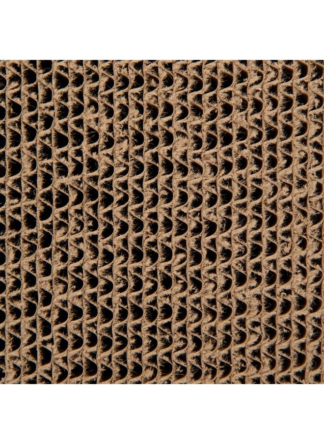 SmartyKat - SmartyKat Super Scratcher Corrugated Cat Scratcher, Catnip Infusion Technology - Brown, Single Wide - Image 1