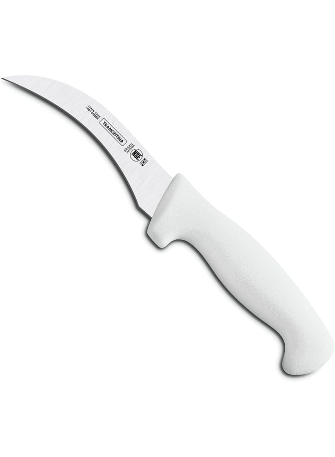 Tramontina Professional Curved Narrow Overwing Knife, 4-Inch Size, White - Image 2
