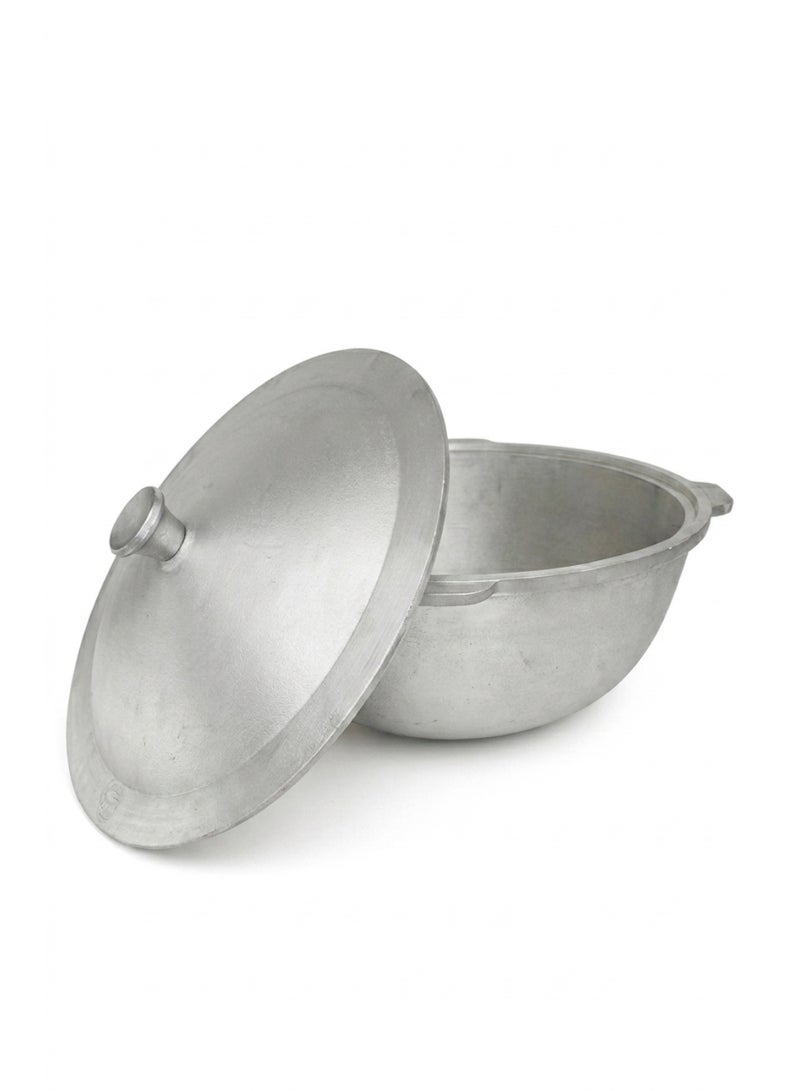Heavy Afghan Aluminum Bukhari Pot - 7L / 10L / 15L - For Bukhari Rice, Kabsa & Large Gatherings - Image 2