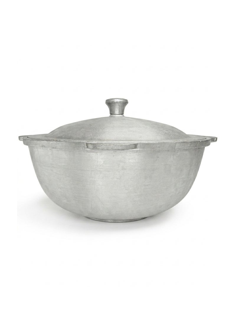 Heavy Afghan Aluminum Bukhari Pot - 7L / 10L / 15L - For Bukhari Rice, Kabsa & Large Gatherings - Image 1