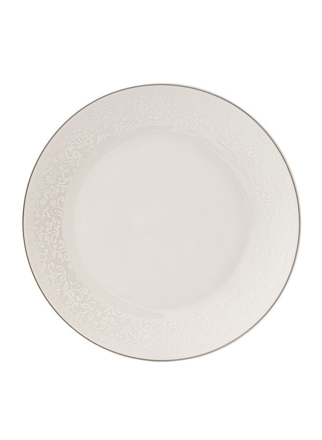 Celia 6-Piece Porcelain Deep Plates Set White 10.5 inch - Image 2