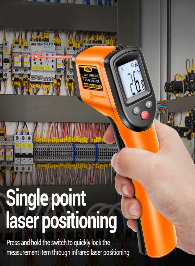 ANENG ANENG TH201-50℃～400℃ /-58℉～752℉ Non-Contact Infrared Thermometer IR Thermometer Handheld Digital Temperature Tester Industrial Thermometer for Kitchen Cooking Automotive Not for Human - Image 3