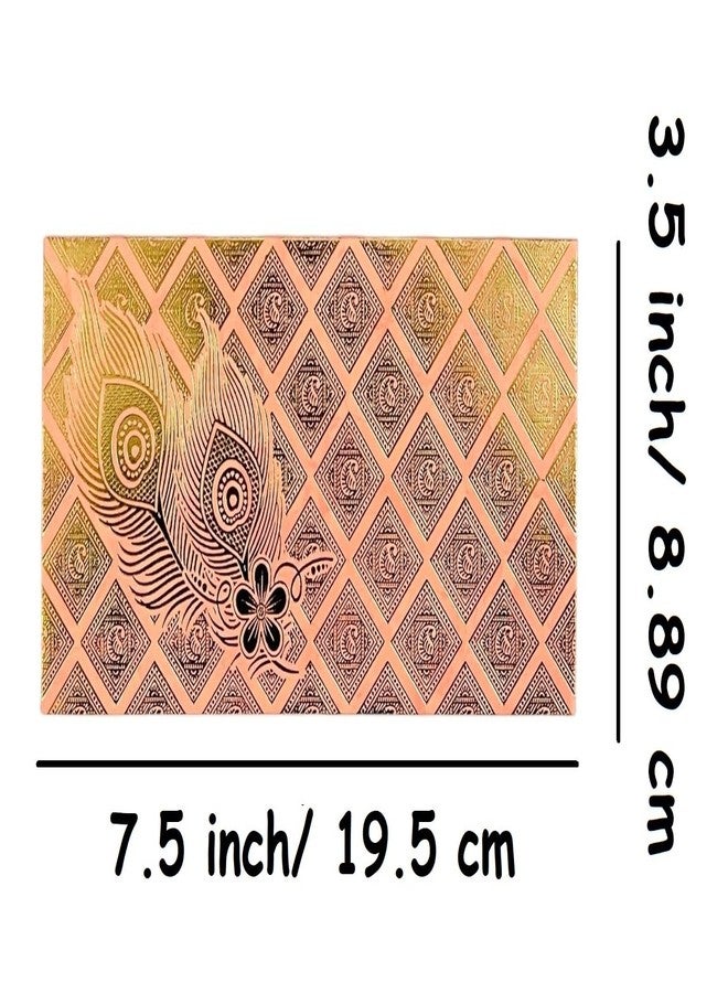 Moira Designer Money Envelopes, Pack of 10, for Shagun Cash gifting for Wedding, Birthday, Eid, Diwali, Engagement (Peach) - Image 3