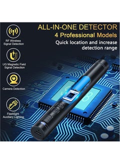 Boyi Hidden Camera Detectors, Bug Detector Anti Spy Detector RF Detector Signal Scanner GPS Tracking Listening Device Finder with 12 Levels Sensitivity and 4 Professional Modes for Travel, Home  - Image 2