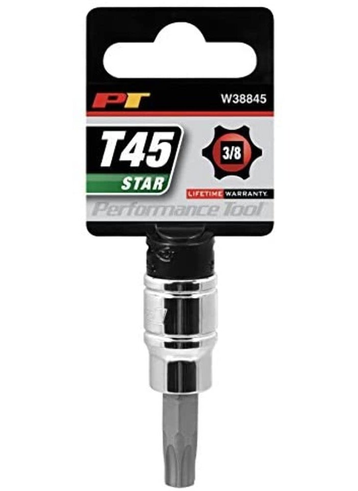 Performance Tool Performance Tool W38845 Star Bit Socket, 3/8-Inch Drive 