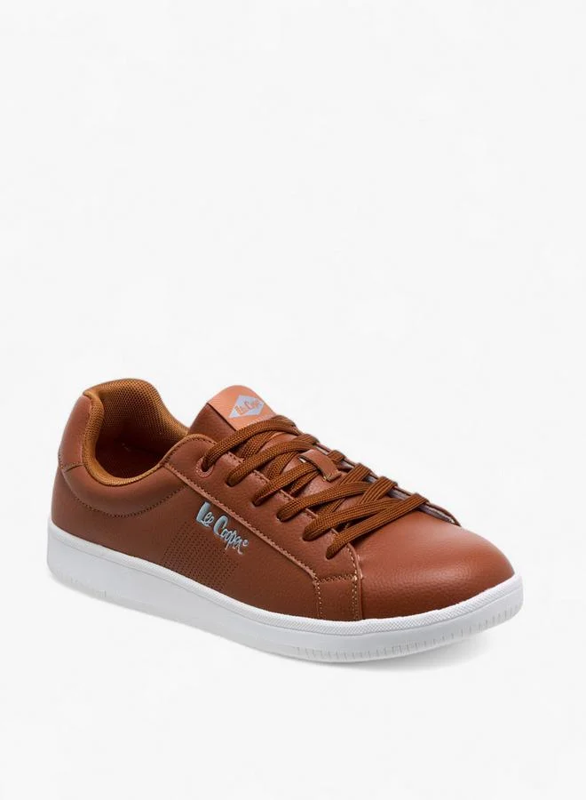 لي كوبر Men's Panelled Lace-Up Sneakers