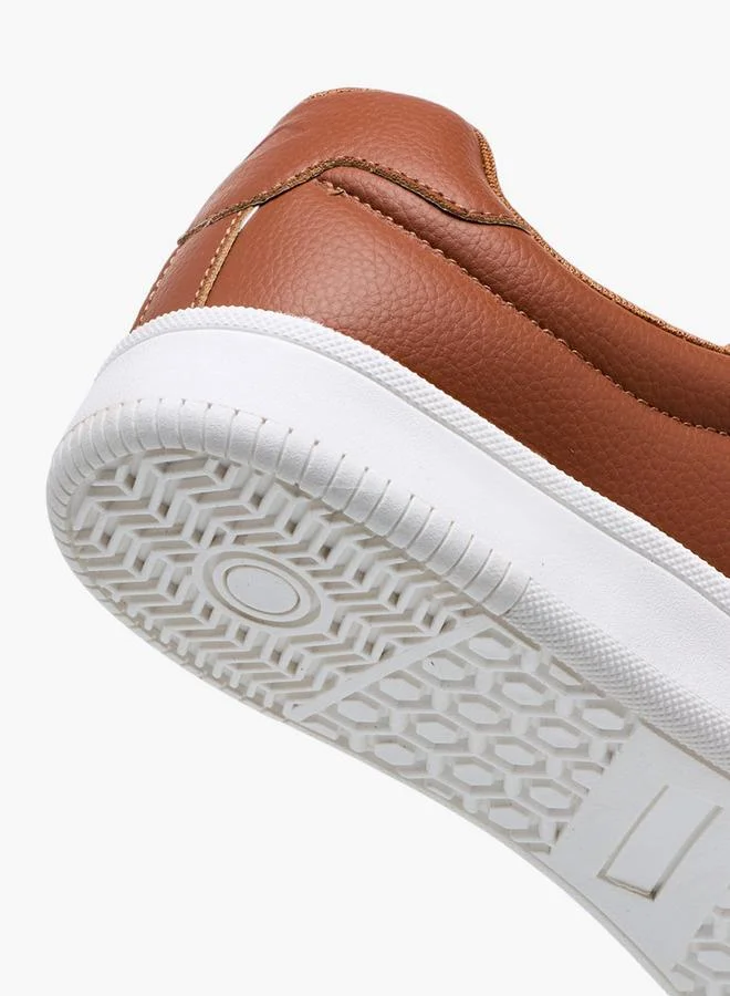 لي كوبر Men's Panelled Lace-Up Sneakers
