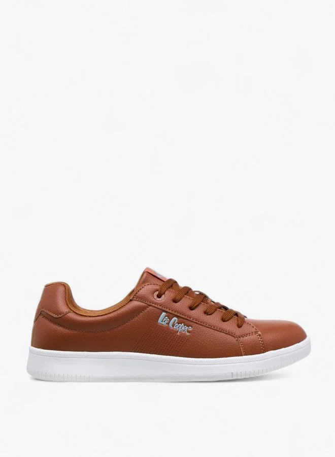 لي كوبر Men's Panelled Lace-Up Sneakers