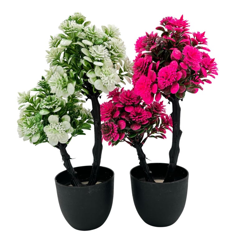 Madhav Enterprises Artificial Plants for Home Decorarion Tree with Pot for Home Center Livingroom Table Shelf Entrance Office Pack of 2 RVAP3 - Image 1