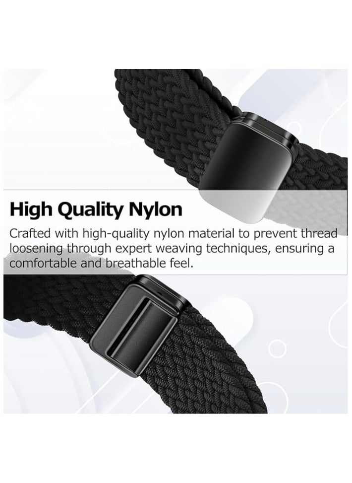 Braided Sport Replacement Band Compatible with Whoop 4.0 Fitness & Activity Tracker, Soft Polyester Elastic Strap Easy to Use and Perfect for Every Occasion