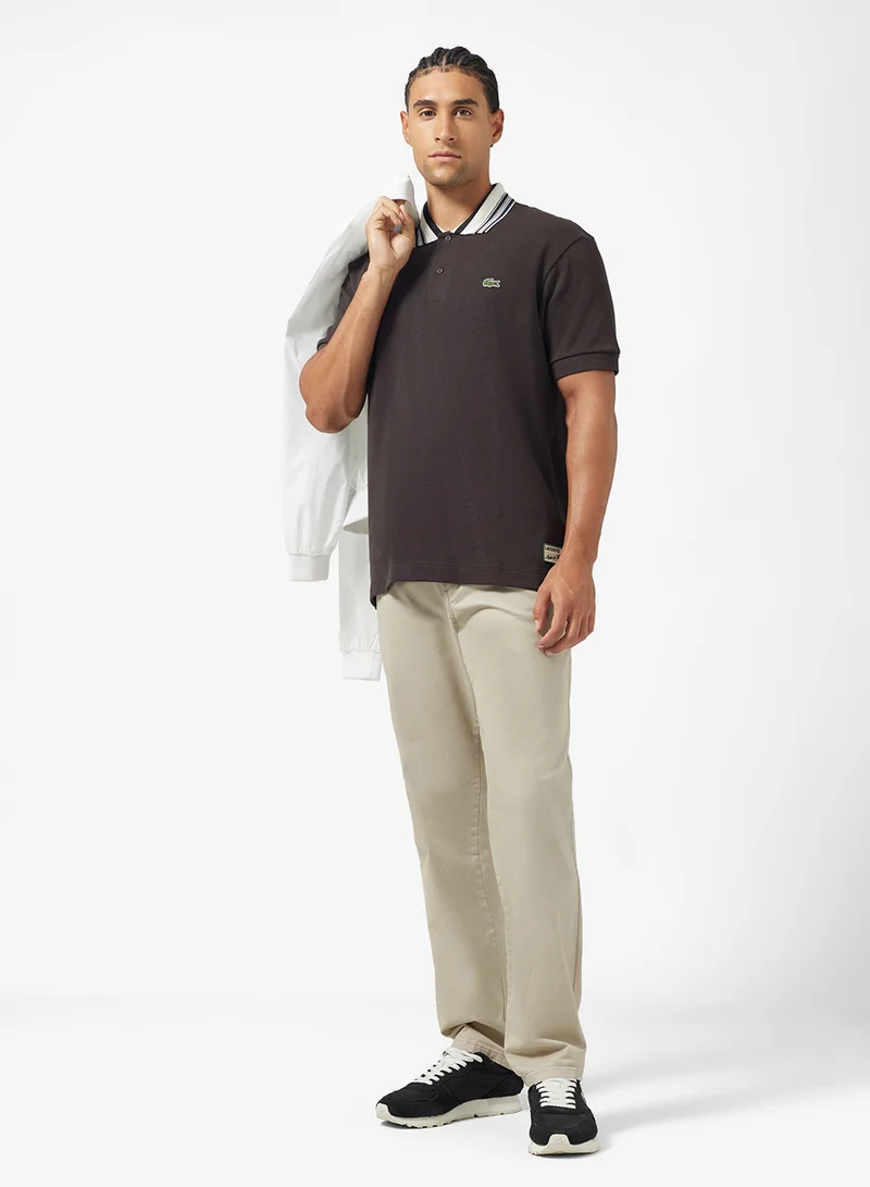لاكوست Stripe Polo