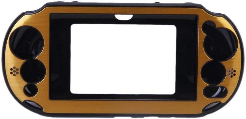 OSTENT Colorful Aluminum Metal Skin Protective Cover Case for Sony PS Vita PSV PCH-2000 - Color Gold - Image 1