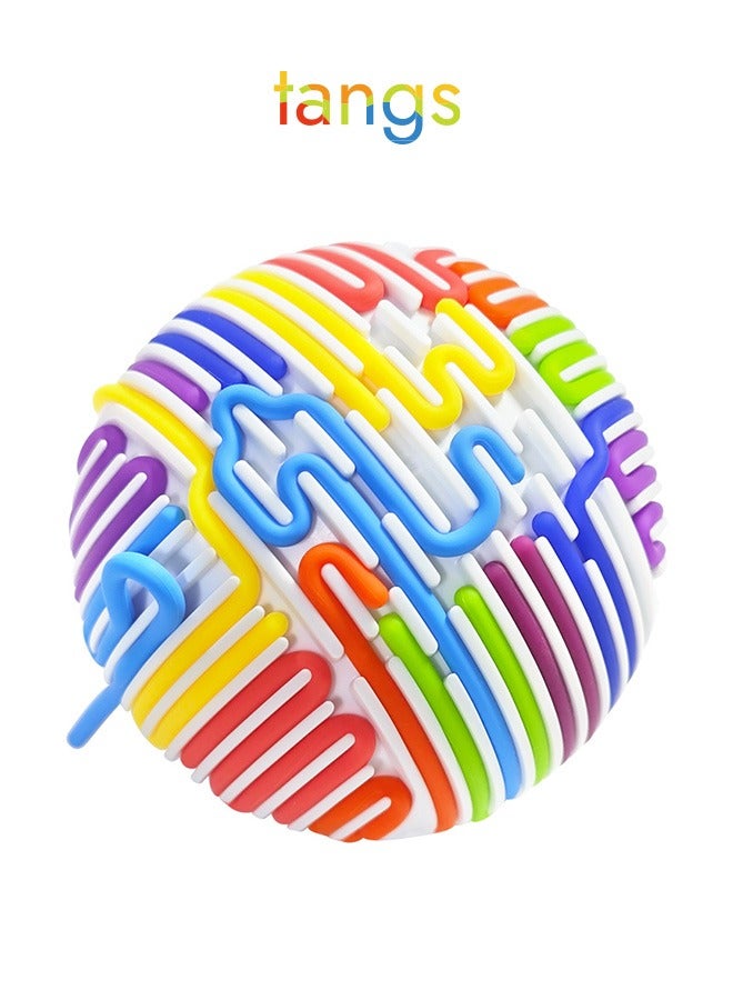tangs Sensory Fidget Toy Ball – 16 Silicone Strings, Stress Relief & Anxiety Reduction, Brain Training & Focus Enhancer, Logic Puzzle Game for Kids & Adults (8 Colors, Non-Toxic, Portable) - Image 1