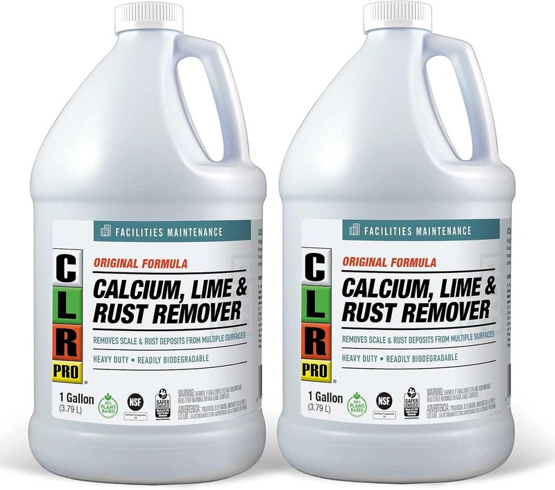 CLR PRO Calcium, Lime and Rust Remover, 1 Gallon Bottle (Pack of 2) - Image 1