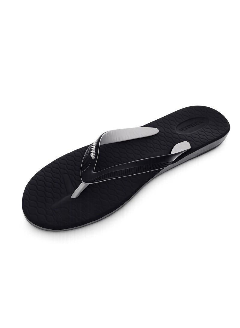 EXPRESS Wave Slipper - Black × white - Image 1