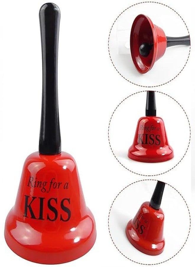 ascension Hand Bell Ring for Kiss Metallic Bell Ring Gift for Girlfriend Boyfriend Husband Wife Romantic Valentine's Day Gag Novelty Gifts Joke Game Prop (Random Colors) - Image 4