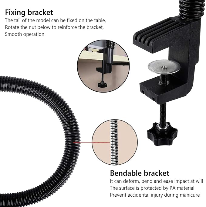 Deciniee Practice Hand for Acrylic Nails Flexible Nail Practice Hand with 200 Pcs WhiteClear Nail TipsProfessional Adjustable Nail Hand Practice Model Acrylic Nail Kit for Nail Manicure - Image 5