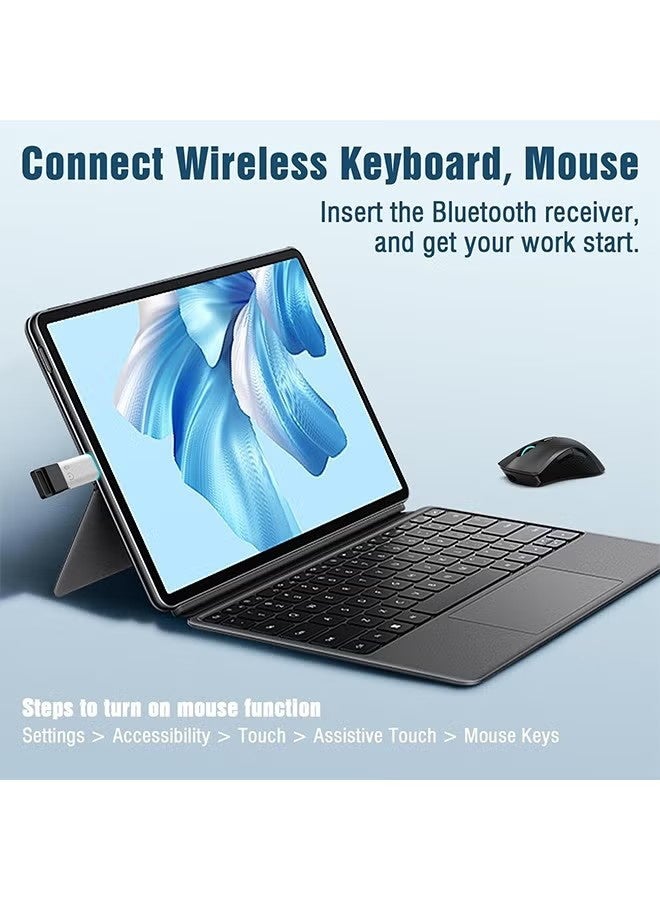 واي جيه 2 عبوة من محول Lightning إلى USB C ، محول USB C / USB 3.0 من الإناث إلى Lightning Male OTG لأجهزة iPhone / iPad ، ودعم توصيل قارئ البطاقة ، وقرص U ، ومحرك أقراص فلاش USB ، ولوحة المفاتيح ، والماوس والمزيد - Image 5