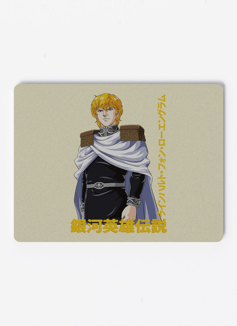 LOUD UNIVERSE Legends of Galactic Heroes Jar Legends of Galactic Heroes Non-Slip Rubber Base Mouse Pad LOTGH - LOGH Rectangular Desk Mouse Pad Gin'eiden Reinhard von Lohengramm-Anime Character Fan - Image 1