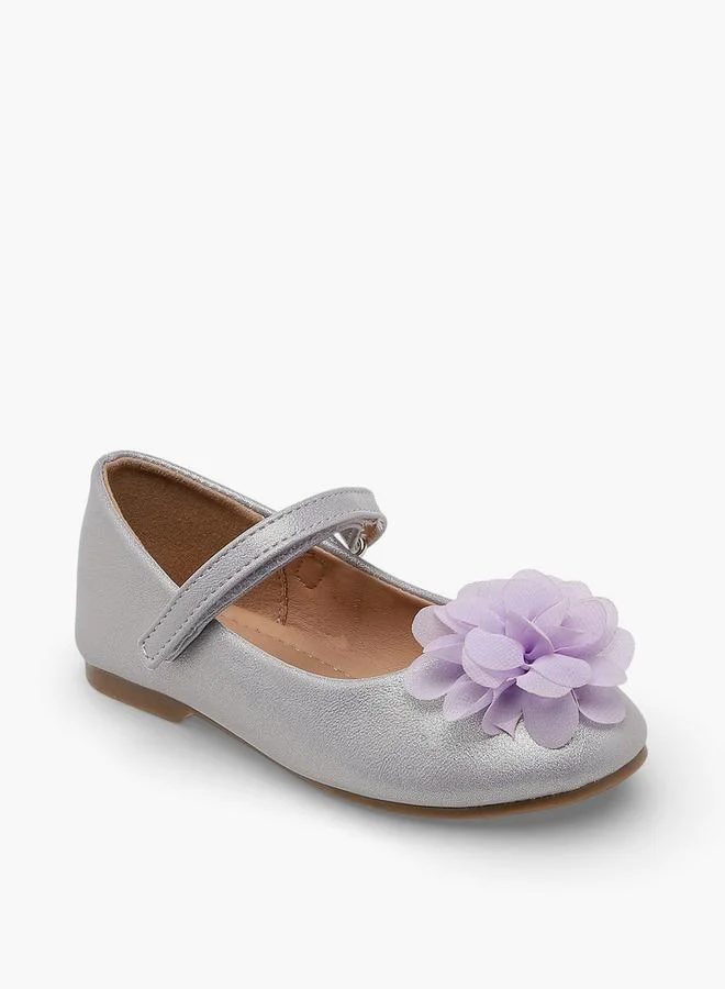Flora Bella By Shoexpress Girls Floral Embellished Mary Jane Shoes