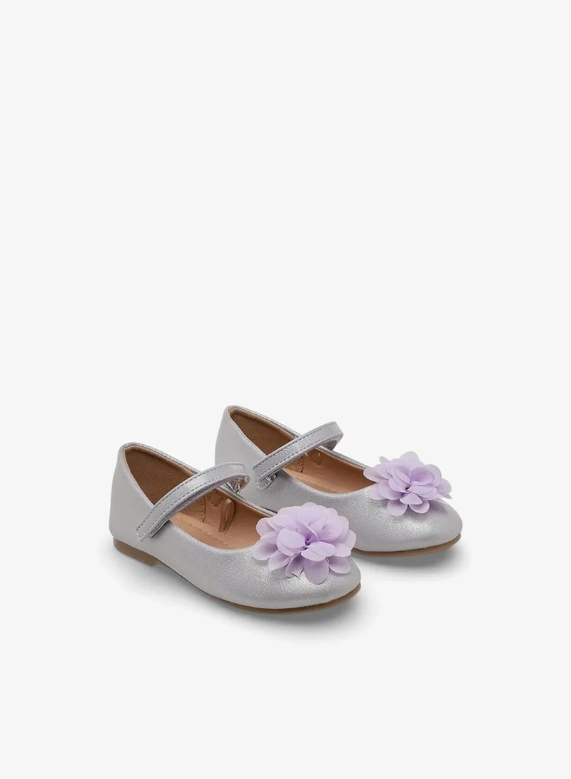 Flora Bella By Shoexpress Girls Floral Embellished Mary Jane Shoes