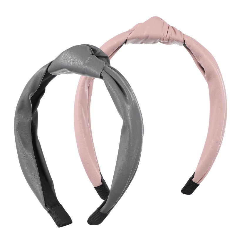 2pcs Knotted Headbands Non- Wide Headbands Top Knot Hairbands Costume Vintage Headbands Women Stylish Hair Accessories - Image 1