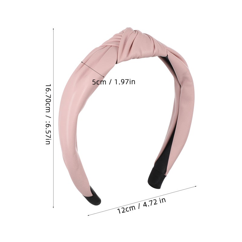 2pcs Knotted Headbands Non- Wide Headbands Top Knot Hairbands Costume Vintage Headbands Women Stylish Hair Accessories - Image 2