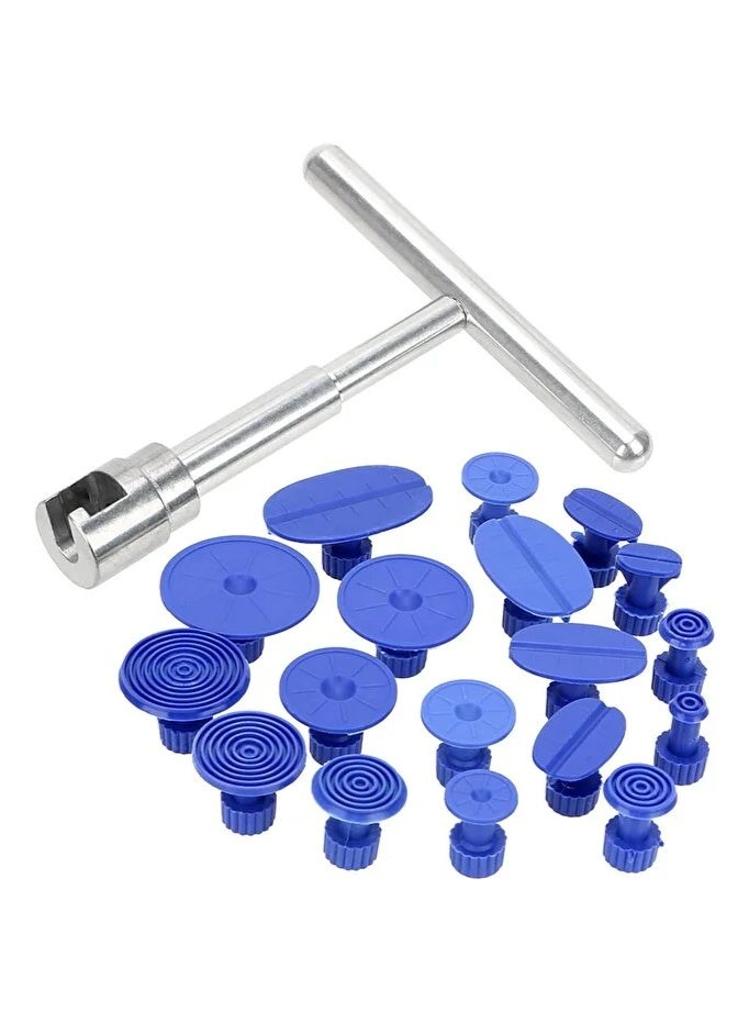 Car Dent and Crash Repair Tool Kit - 18 Pieces with Pull Handle for Easy Body Dent Removal - Image 4