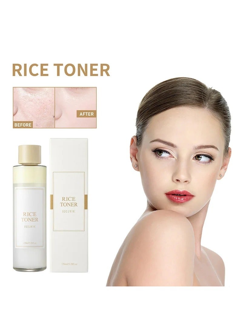 EELHOE Rice Toner Anti-aging Moisturizing Essential Toner Facial Skin Care Brighten Improve Fine Line - Image 1