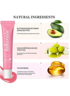 LuckNest 4 Color Glossy Lip Butter Balm, Moisturizing Lip Gloss Butter Non Sticky High Shiny Finish Lip Glow Oil, Natural Plumping Lip Tint Lip Care & Repair Lip Mask for Soft & Smooth & Protect Dry Lip  - Image 4