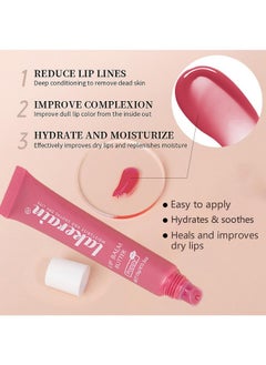 LuckNest 4 Color Glossy Lip Butter Balm, Moisturizing Lip Gloss Butter Non Sticky High Shiny Finish Lip Glow Oil, Natural Plumping Lip Tint Lip Care & Repair Lip Mask for Soft & Smooth & Protect Dry Lip  - Image 2