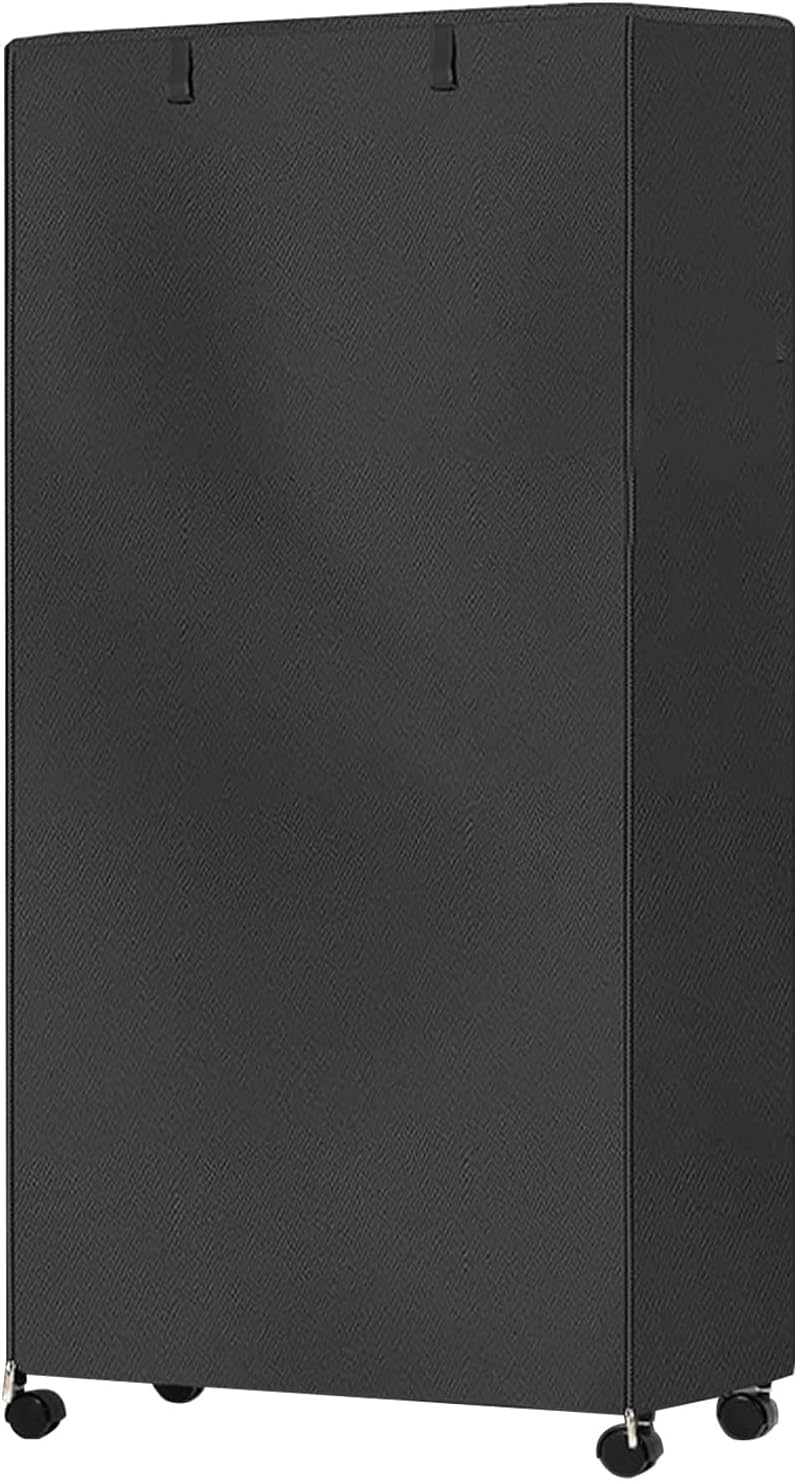 LICAEVEY Water Proof Shelf Cover, 210D Silver Coated Oxford Fabric Duty Dust Proof Storage Wire Rack Covers, Outdoor Shelving Covers for Wire Shelves with Zips and Hook and Loop Fastener - Image 1