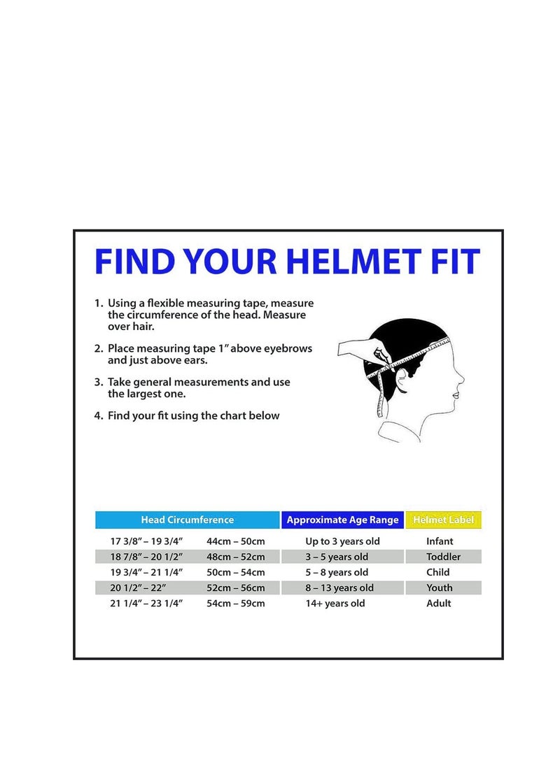 DFG Blue Children Full Face Safety Helmet  - Image 5