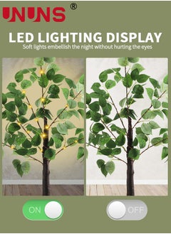 UNUNS LED Bonsai Tree Lights,30LED Lighted Tabletop Tree Lights,USB Plug in Bonsai Tree For Wedding Home Decoration  - Image 4