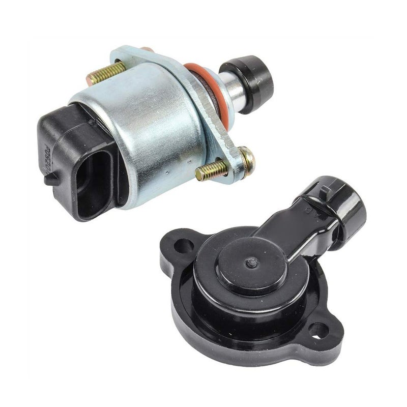 NATAFOX A-Redline Idle Air Control Motor & Throttle Position Sensor for 2000-2002 GM LS1 Throttle Body - Image 1