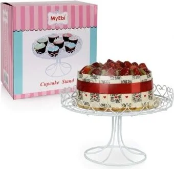 Alsepeteavm Metal Cupcake Stand White
