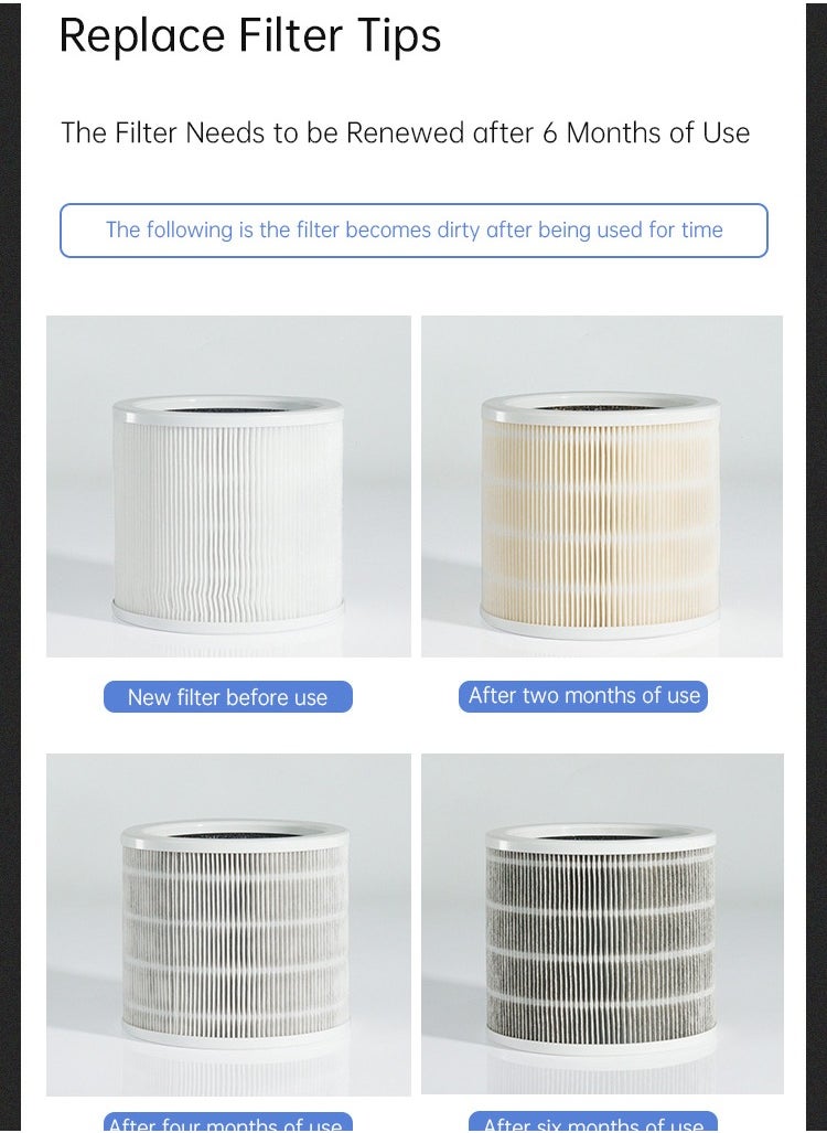 Joshberg - HEPA Replacement Filters Compatible with F007/F008 Air Purifier - Image 1