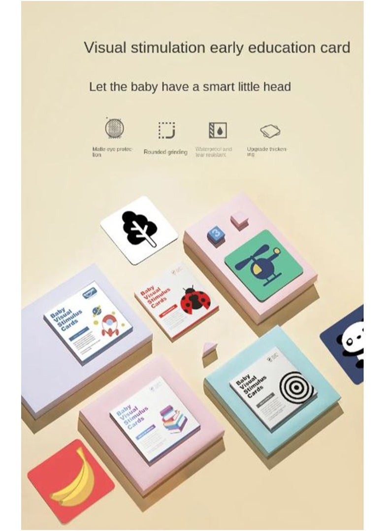 Filly Black And White Card Early Childhood Education Visual Stimulation Color Card Graphic Cognitive Toys  - Image 1