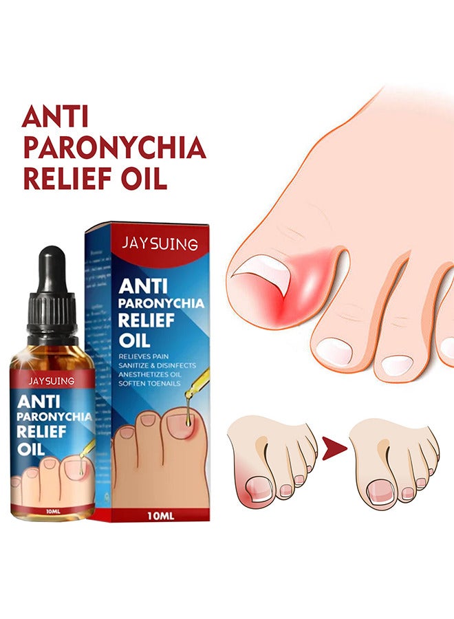 Jaysuing Toenailcare Removal Paronychia Oil - Bunion Therapy Oil - Toenailcare Anti Paronychia Relief Oil Repair For Damaged Discolored Thick Nails 10ML - Image 2