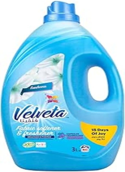 Velveta fabric softener with ocean mist scent , 3 kg