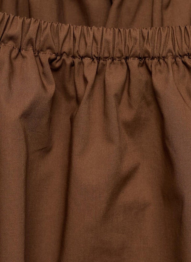 MANGO Cotton Blouse With Gathered Neck  - Image 5