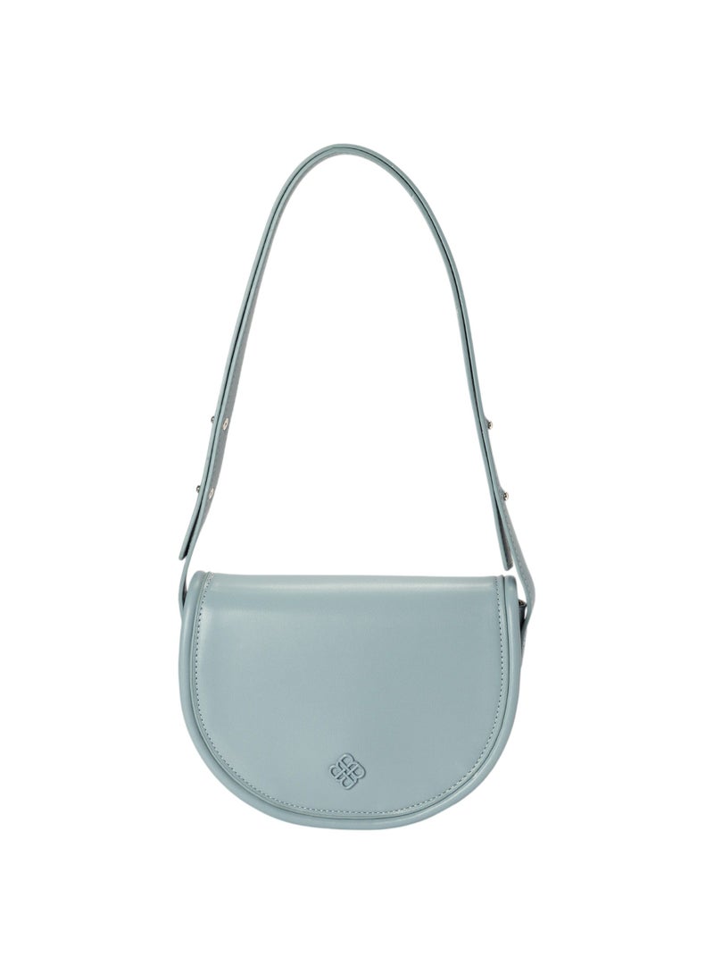 Bata Flap Over Round Shoulder Bag - Image 1